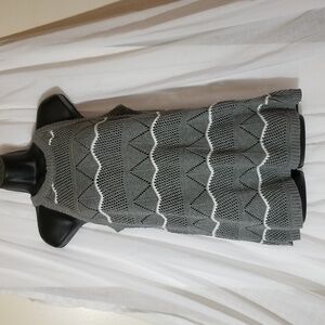NWOT - Grey cotton knit tank top